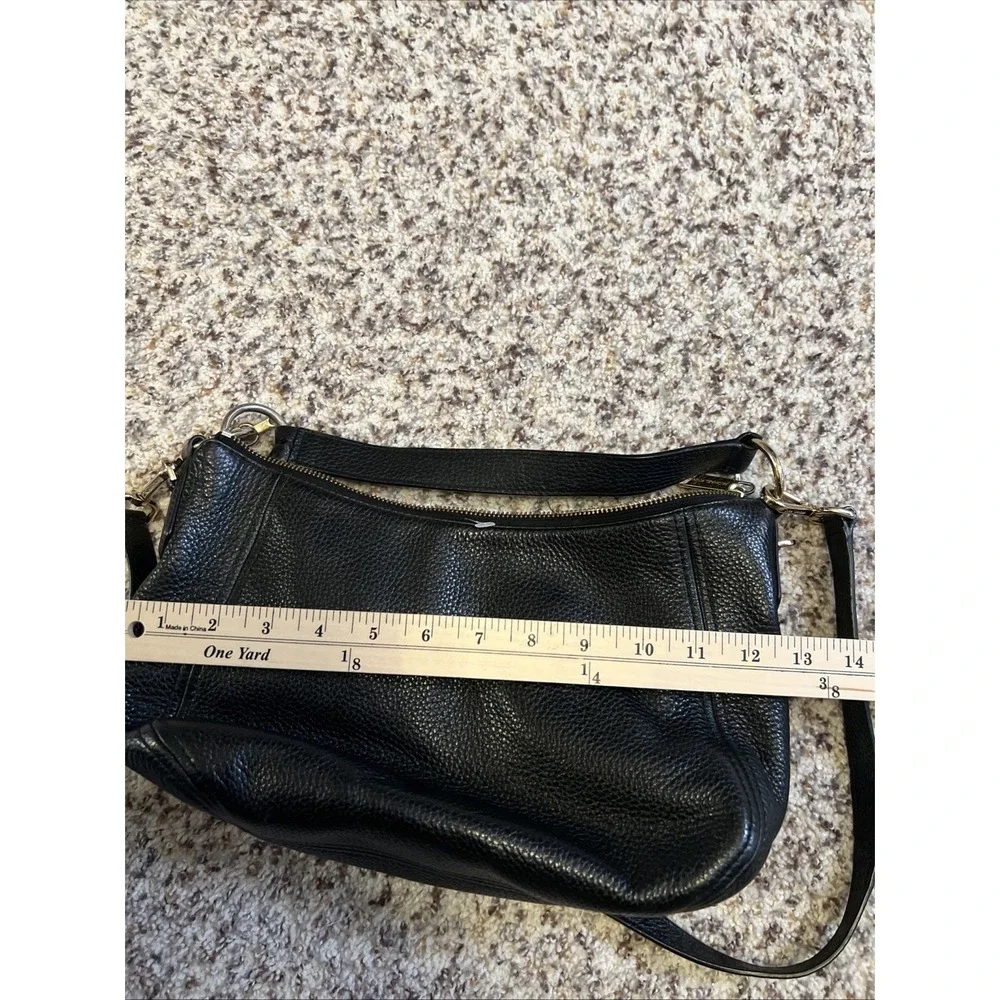 MICHAEL KORS Medium Pebbled Leather Black Bag‎ Crossbody No Scraches Or Damages